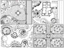 Plan del paisaje del od de las colecciones ilustración del vector Plan del paisaje del od de las colecciones ilustración del vector