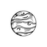 Coloring Cartoon Planets With Sun & Moon Stock Vector - Illustration of