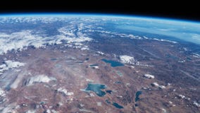 Planeten-Erde gesehen vom ISS Schöne Planeten-Erde beobachtet vom Raum Die NASA-Zeitspanne-Schießenerde vom Raum Planeten-Erde gesehen vom ISS Schöne Planeten-Erde beobachtet vom Raum Die NASA-Zeitspanne-Schießenerde vom Raum