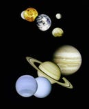 Planets in outer space. stock photography Planets in outer space. stock photography