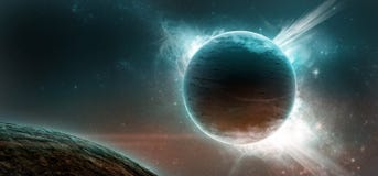 Planets on a starry background Stock Photo Planets on a starry background Stock Photo