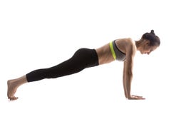 The Plank Pose stock photography The Plank Pose stock photography