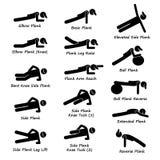 Plank Training Variations Exercise Clipart Stock Images Plank Training Variations Exercise Clipart Stock Images