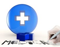 planlägger det faktisk medicinsk symbolet 3d och text LÄKARUNDERSÖKNING royaltyfri bild planlägger det faktisk medicinsk symbolet 3d och text LÄKARUNDERSÖKNING royaltyfri bild