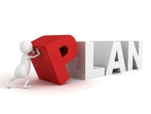 PLANO de conceito da construção do homem 3d vestido com letras ilustração royalty free PLANO de conceito da construção do homem 3d vestido com letras ilustração royalty free