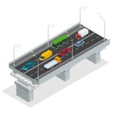 Planskild korsningvektorillustration Högstämd vägföreningspunkt och utbytesplanskild korsning Plant isometriskt begrepp 3d av sta royaltyfri illustrationer Planskild korsningvektorillustration Högstämd vägföreningspunkt och utbytesplanskild korsning Plant isometriskt begrepp 3d av sta royaltyfri illustrationer
