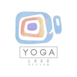 Plantilla abstracta del logotipo para el estudio de la yoga o el centro de la meditación Pintura de la acuarela Medicina alternat libre illustration Plantilla abstracta del logotipo para el estudio de la yoga o el centro de la meditación Pintura de la acuarela Medicina alternat libre illustration