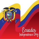 Plantilla del fondo del D?a de la Independencia de Ecuador - vector libre illustration Plantilla del fondo del D?a de la Independencia de Ecuador - vector libre illustration