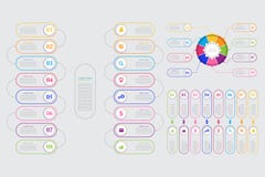 Plantilla del negocio del vector para la presentación Visualización moderna de los datos Elementos abstractos del gráfico, diagra libre illustration Plantilla del negocio del vector para la presentación Visualización moderna de los datos Elementos abstractos del gráfico, diagra libre illustration