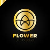 Plantilla del vector del diseño del extracto del círculo del logotipo de la flor Icono del BALNEARIO de Lotus Concepto del logoti Imagenes de archivo Plantilla del vector del diseño del extracto del círculo del logotipo de la flor Icono del BALNEARIO de Lotus Concepto del logoti Imagenes de archivo