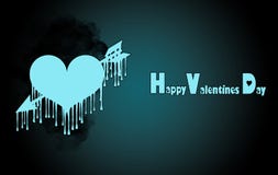 Plantilla para el día del ` s de la tarjeta del día de San Valentín stock de ilustración Plantilla para el día del ` s de la tarjeta del día de San Valentín stock de ilustración