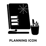 Planungsikonenvektor lokalisiert auf weißem Hintergrund, Logokonzept vektor abbildung Planungsikonenvektor lokalisiert auf weißem Hintergrund, Logokonzept vektor abbildung