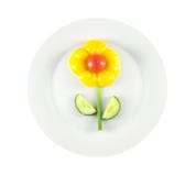Plaque de fleur Images stock Plaque de fleur Images stock