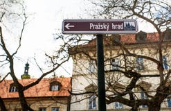 Plaque de rue de Prague photo libre de droits Plaque de rue de Prague photo libre de droits