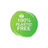 Plastic vrij groen pictogramkenteken Bpa plastic vrij chemisch teken Vector illustratie royalty-vrije illustratie Plastic vrij groen pictogramkenteken Bpa plastic vrij chemisch teken Vector illustratie royalty-vrije illustratie