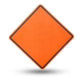 Plat de signe vide jaune photographie stock libre de droits Plat de signe vide jaune photographie stock libre de droits