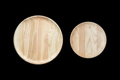 Plat en bois vide lumineux de vue supérieure d'isolement sur le blanc Enregistré avec images libres de droits Plat en bois vide lumineux de vue supérieure d'isolement sur le blanc Enregistré avec images libres de droits