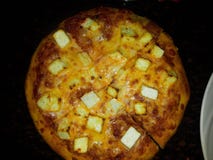 Plat italien de pizza-un image stock Plat italien de pizza-un image stock