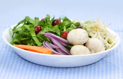 Plate Of Healthy Vegetables Royalty Free Stock Photography