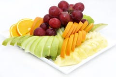 Plate Of Ripe Fruit Royalty Free Stock Photography