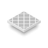 Plated Air Filter Icon. Stock Photos