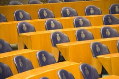 Platser i den holländska parlamentet Arkivbilder Platser i den holländska parlamentet Arkivbilder
