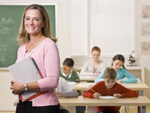 plattform lärare för klassrumanteckningsbok arkivbild plattform lärare för klassrumanteckningsbok arkivbild