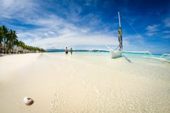 Playa de Boracay fotografía de archivo Playa de Boracay fotografía de archivo