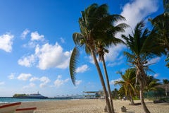 Playa del Carmenstrand in Riviera Maya royalty-vrije stock foto Playa del Carmenstrand in Riviera Maya royalty-vrije stock foto