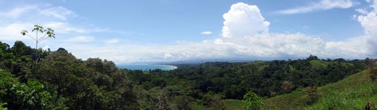 Playa Zancudo, Costa Rica Panoramic Image Royalty Free Stock Image Playa Zancudo, Costa Rica Panoramic Image Royalty Free Stock Image