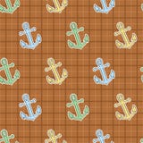 Double square playful anchor stock illustration Double square playful anchor stock illustration