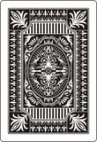 Playing Card Back Side 62x90 Mm Stock Photo