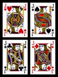 Playing Cards - Jacks Royalty Free Stock Images Playing Cards - Jacks Royalty Free Stock Images