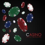 Playing chips. Casino. Gambling. Stock Photography Playing chips. Casino. Gambling. Stock Photography