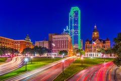 Plaza Dallas di Dealey fotografia stock libera da diritti Plaza Dallas di Dealey fotografia stock libera da diritti