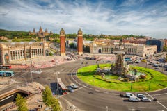 Plaza Espania Barcelona, Spain royalty free stock photos Plaza Espania Barcelona, Spain royalty free stock photos