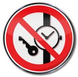 Please do not carry keys, or other metallic devices royalty free illustration Please do not carry keys, or other metallic devices royalty free illustration