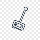 Plunger cleanin concept vector linear icon isolated on transparent background, Plunger cleanin concept transparency logo in stock illustration Plunger cleanin concept vector linear icon isolated on transparent background, Plunger cleanin concept transparency logo in stock illustration