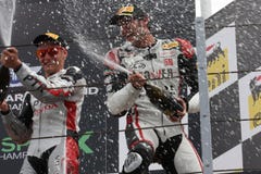 Podium Alex Baldolini Suriano Triumph Daytona royalty free stock photo Podium Alex Baldolini Suriano Triumph Daytona royalty free stock photo