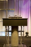 Podium With Microphone Stock Images Podium With Microphone Stock Images