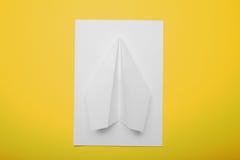 Podr?? papieru i nieba p?aski poj?cie Origami przedmiot zdjęcie stock Podr?? papieru i nieba p?aski poj?cie Origami przedmiot zdjęcie stock