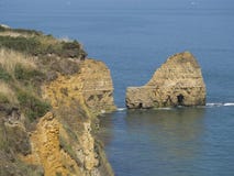 Pointe Du Hoc Battlefield, France Stock Photo Pointe Du Hoc Battlefield, France Stock Photo