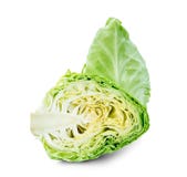Pointed cabbage isolated on white background stock image Pointed cabbage isolated on white background stock image