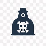 Poison vector icon isolated on transparent background, Poison t royalty free illustration Poison vector icon isolated on transparent background, Poison t royalty free illustration