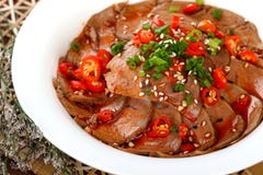 poivre chaud de paraboloïde d'oie délicieuse froide chinoise de nourriture photos libres de droits poivre chaud de paraboloïde d'oie délicieuse froide chinoise de nourriture photos libres de droits
