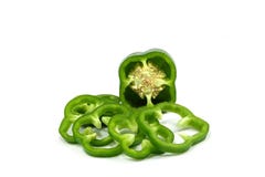 Poivrons doux verts images stock Poivrons doux verts images stock