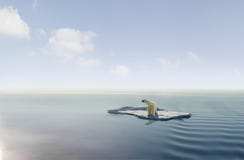 Polar Bear on ice floe