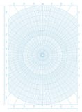 Polar coordinate circular grid graph paper vector illustration Polar coordinate circular grid graph paper vector illustration