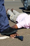 Police and criminal royalty free stock photography Police and criminal royalty free stock photography
