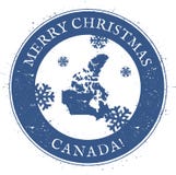 politisk Kanada kontinental översikt Kanada för glad jul för tappning stämpel Royaltyfri Fotografi politisk Kanada kontinental översikt Kanada för glad jul för tappning stämpel Royaltyfri Fotografi